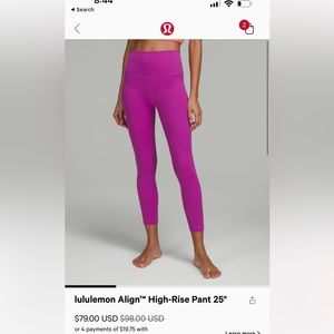 Lululemon leggings